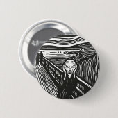 Edvard Munch's Scream Button (Vorne & Hinten)