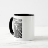 Edvard Munch's Scream Tasse (Vorderseite Links)