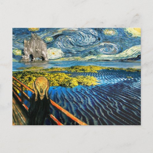 Edvard trifft Vincent Postkarte (Vorderseite)