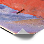 Edvard Weie, Stillleben mit Orangen in einem Korb, Poster (Ecke)