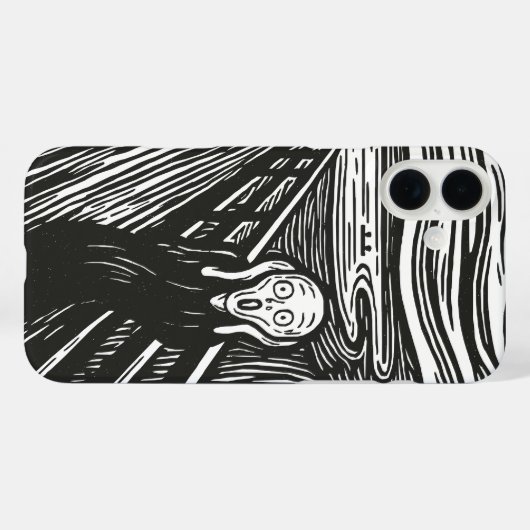 Edvard's Munch Scream Case-Mate iPhone Hülle (Rückseite (Horizontal))
