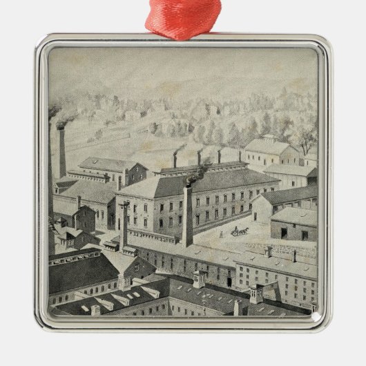 Edw Miller & Co Silbernes Ornament (Vorne)