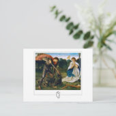 Edward Burne-Jones #101 - Fine Art Postcard Postkarte (Stehend Vorderseite)