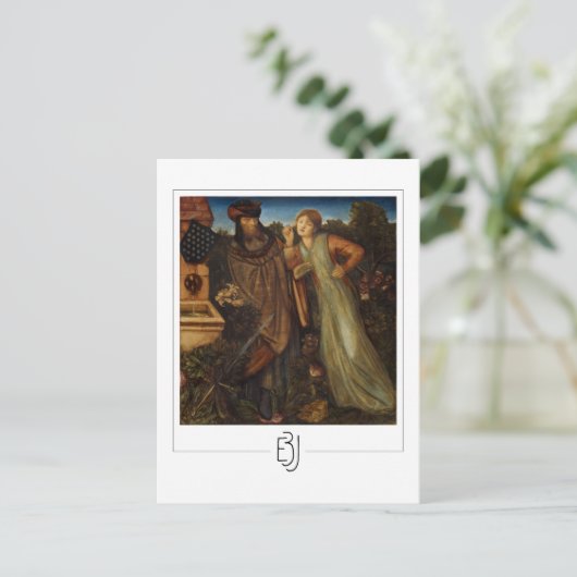 Edward Burne-Jones #13 - Fine Art Postcard Postkarte (Stehend Vorderseite)