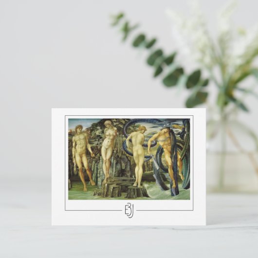 Edward Burne-Jones #19 - Fine Art Postcard Postkarte (Stehend Vorderseite)