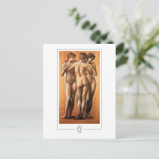 Edward Burne-Jones #251 - Fine Art Postcard Postkarte (Stehend Vorderseite)