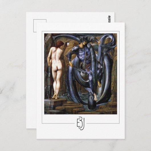 Edward Burne-Jones #261 - Fine Art Postcard Postkarte (Vorne/Hinten)