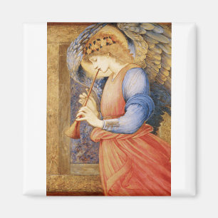 Edward Burne-Jones - Angel Playing Flageolet - 19 Magnet