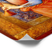 Edward Burne-Jones - Angel spielt ein Flageolet Poster (Ecke)