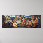 Edward Burne-Jones Das Fest des Peleus Poster (Vorne)