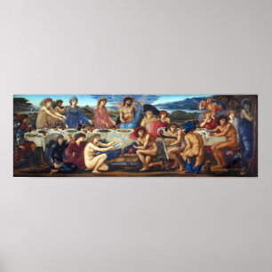 Edward Burne-Jones Das Fest des Peleus Poster