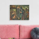 Edward Burne-Jones - Der Star von Bethlehem Leinwanddruck (Insitu (Wohnzimmer))