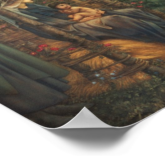 Edward Burne-Jones - Der Star von Bethlehem Poster (Ecke)