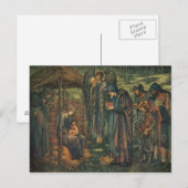 Edward Burne-Jones - Der Star von Bethlehem Postkarte (Vorne/Hinten)