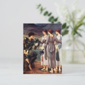 Edward Burne-Jones - Die Bewunderung von Perseus Postkarte (Stehend Vorderseite)