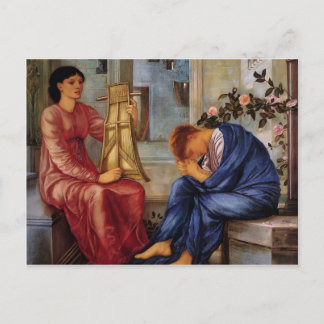 Edward Burne-Jones - Die Klage Postkarte