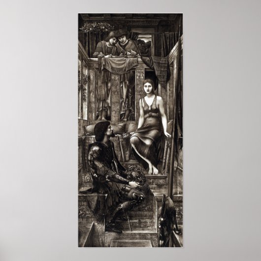 Edward Burne-Jones King Cophetua und der Beggar Poster (Vorne)