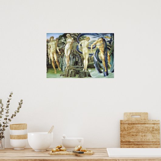 Edward Burne-Jones Perseus und Andromeda Poster (Küche)