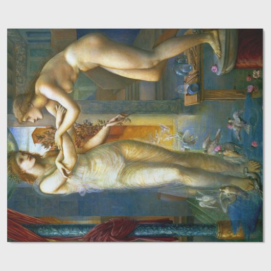 Edward Burne-Jones Pygmalion und das Bild der Gott Geschenkpapier (Flach)