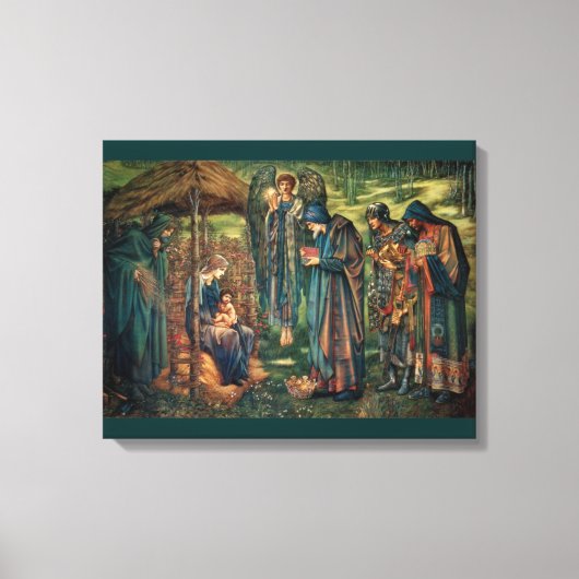 Edward Burne-Jones: Star von Bethlehem Leinwanddruck (Vorderseite)