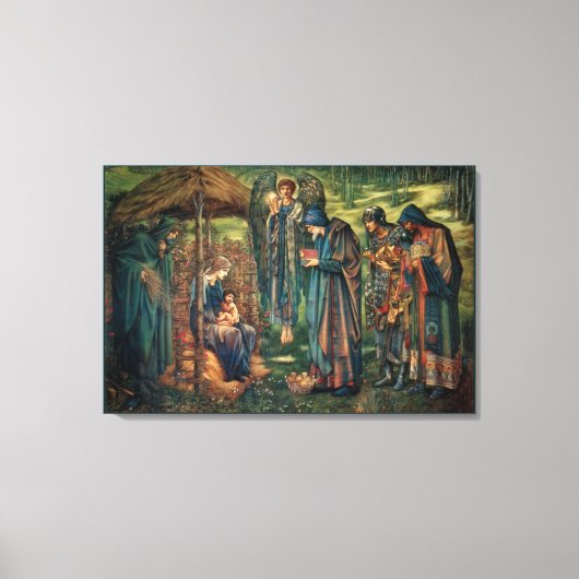 Edward Burne-Jones: Star von Bethlehem Leinwanddruck (Vorderseite)