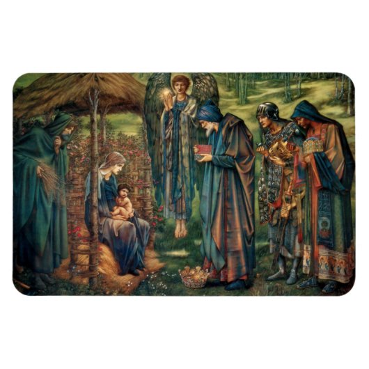 Edward Burne-Jones: Star von Bethlehem Magnet (Horizontal)