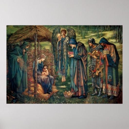 Edward Burne-Jones: Star von Bethlehem Poster (Vorne)