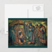 Edward Burne-Jones: Stern von Bethlehem Postkarte (Vorne/Hinten)