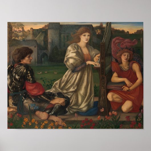 Edward Burne-Jones - The Liebe Song Poster (Vorne)