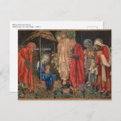 Edward Burne-Jones - Verehrung der Magi-Postkarte Postkarte (Vorne/Hinten)