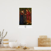 Edward Burne-Jones Zedign Art Poster #1 (Küche)