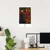 Edward Burne-Jones Zedign Art Poster #1 (Heimbüro)