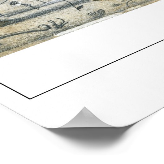 Edward Burne-Jones Zedign Art Poster #134 (Ecke)