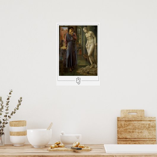 Edward Burne-Jones Zedign Art Poster #17 (Küche)