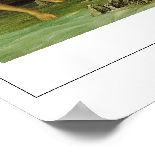 Edward Burne-Jones Zedign Art Poster #19 (Ecke)