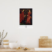 Edward Burne-Jones Zedign Art Poster #5 (Küche)
