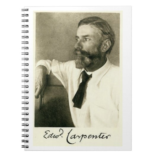 Edward Carpenter Notebook Notizblock (Vorderseite)