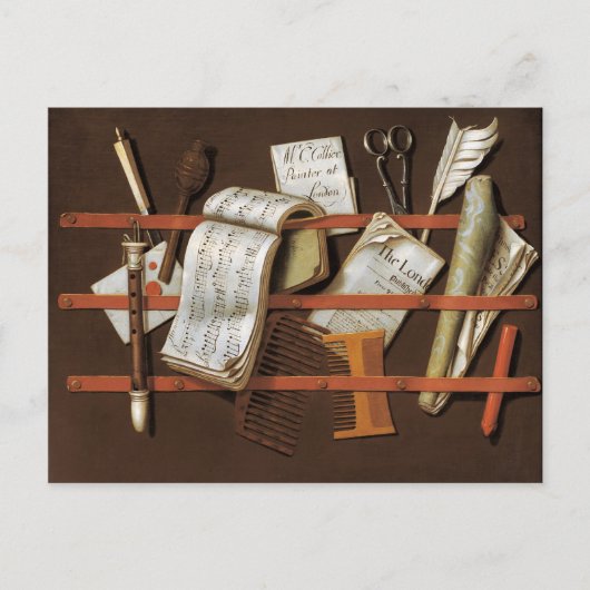 Edward Collier - Briefständer Postkarte (Vorderseite)