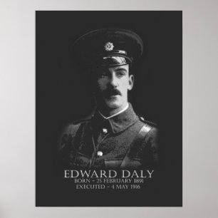 Edward Daly Oaster 1916 Irischer Republikaner Poster