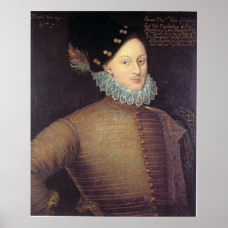 Edward de Vere, 17. Earl of Oxford Poster