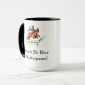 Edward de Vere ist Shakespeare Tasse (Vorderseite Links)