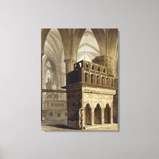 Edward der Professor's Monument, Platte M von 'Wes Leinwanddruck (Vorderseite)