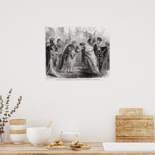 Edward der Schwarze Prinz Poster (Küche)