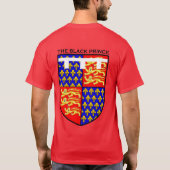Edward der schwarze Prinz Wappen Shirt (Rückseite)