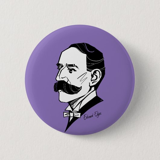 Edward Elgar Button (Vorderseite)