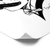 Edward Elgar Poster (Ecke)