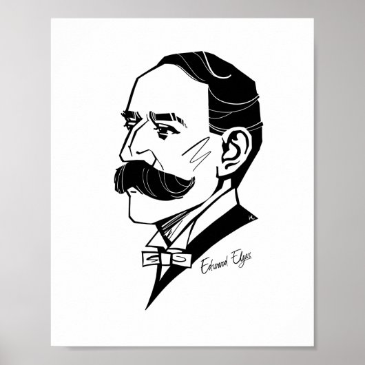 Edward Elgar Poster (Vorne)