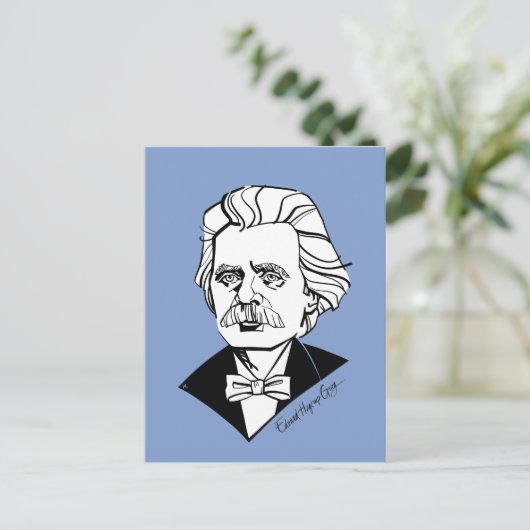 Edward Elgar Postkarte (Stehend Vorderseite)
