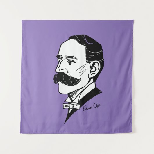 Edward Elgar Wandteppich (Vorderseite)