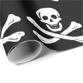 Edward England Pirate Flag Wrapping Paper Geschenkpapier (Rolleneckpunkt)